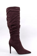 Stylish Suede Stiletto Heel Boots Inello