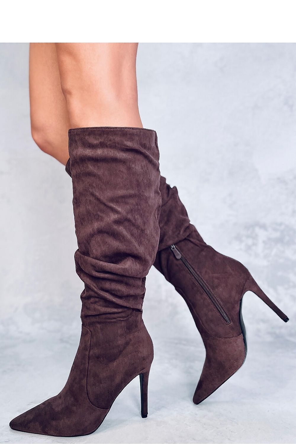 Stylish Suede Stiletto Heel Boots Inello