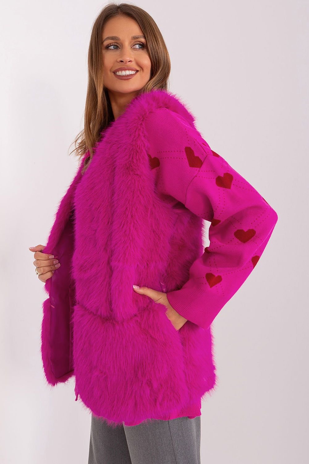 Soft Polyester Fur Vest Everyday Style