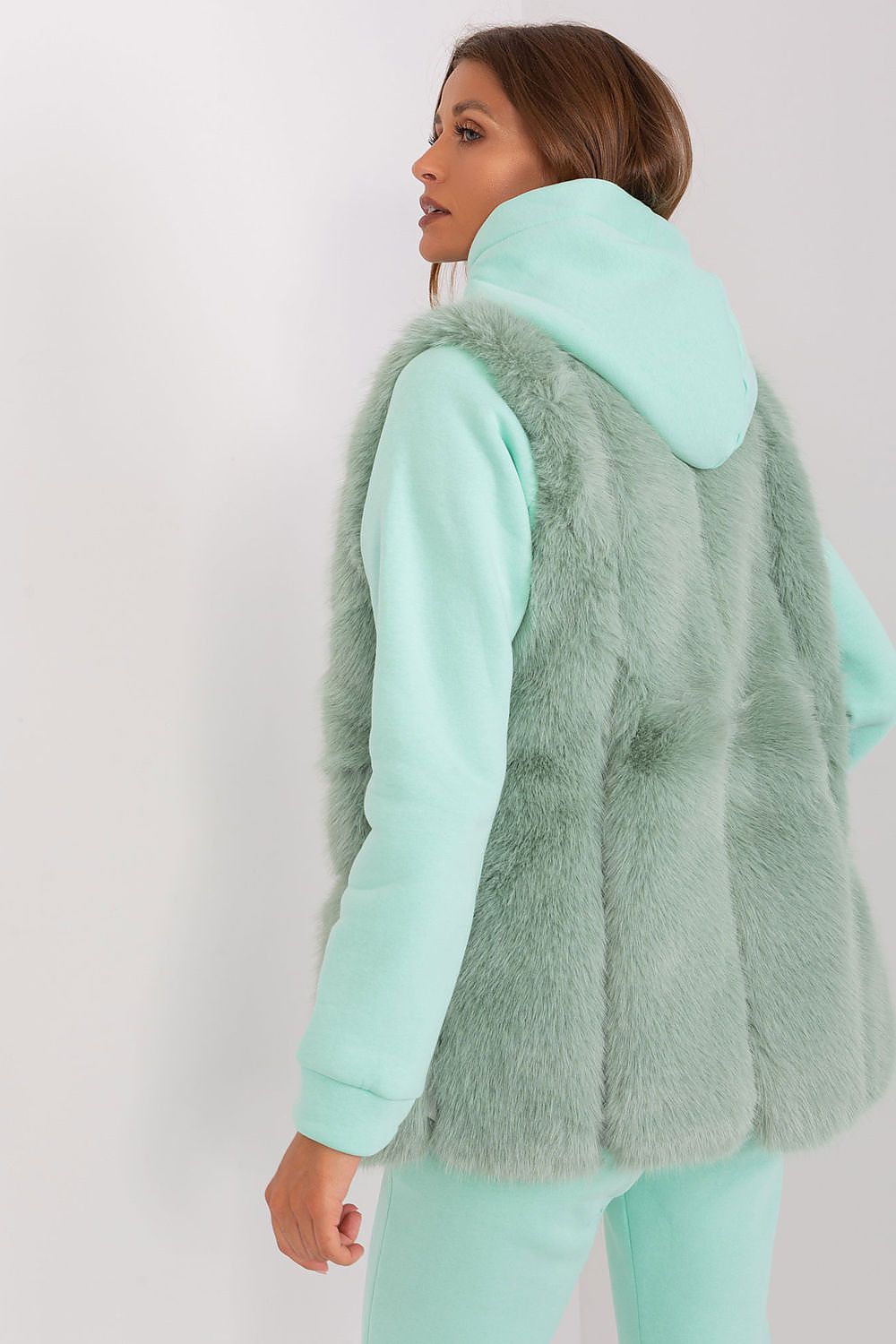 Soft Polyester Fur Vest Everyday Style