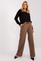 Casual High-Waisted Wide-Leg Trousers Lakerta