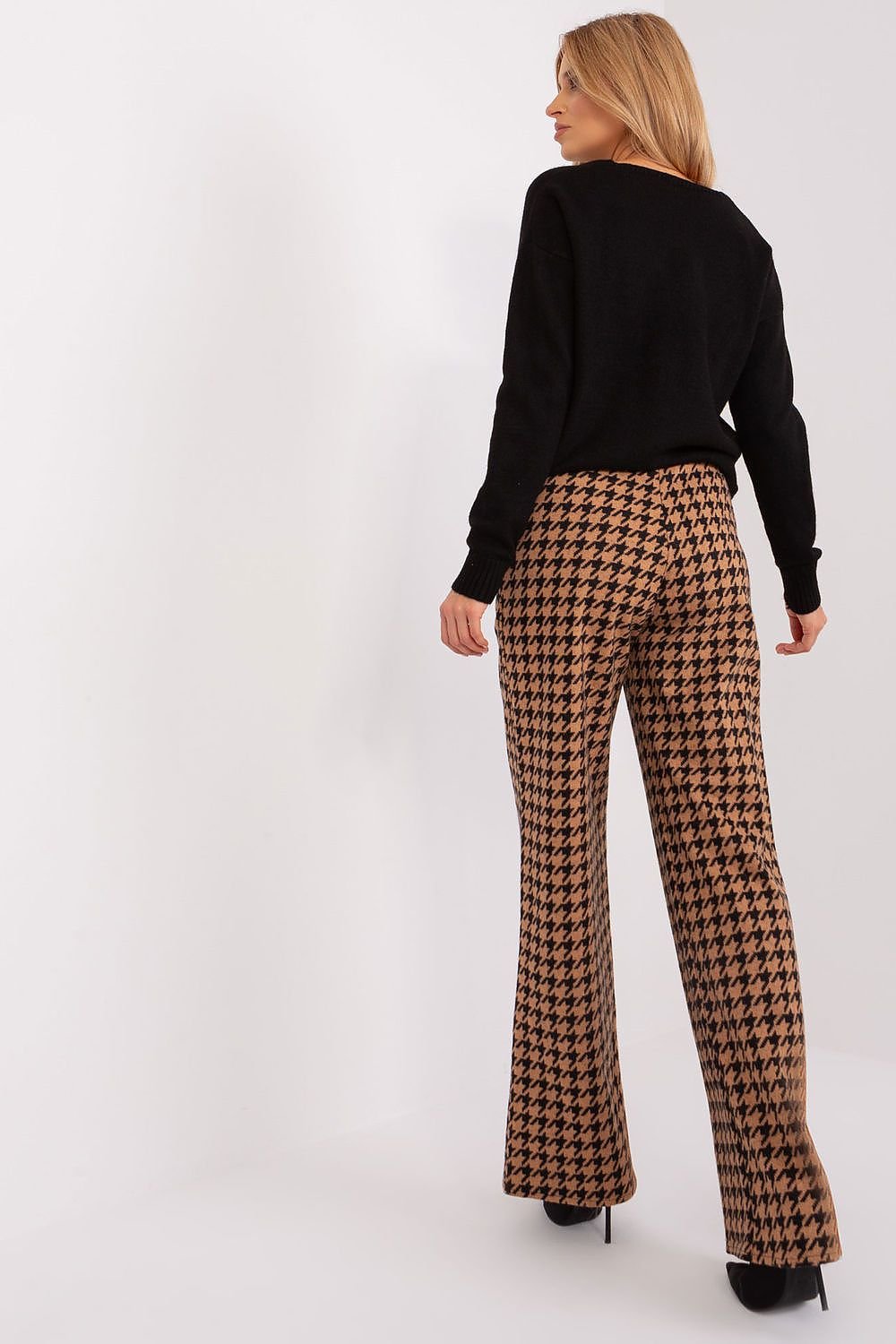 Casual High-Waisted Wide-Leg Trousers Lakerta