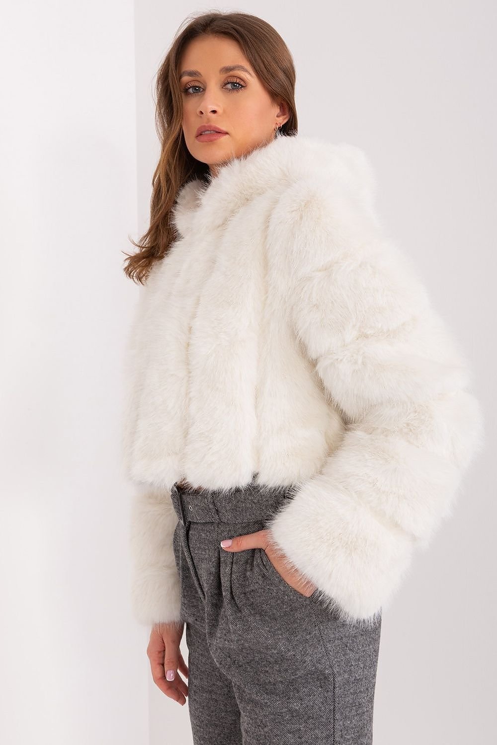 Elegant Transitional Fur Jacket AT