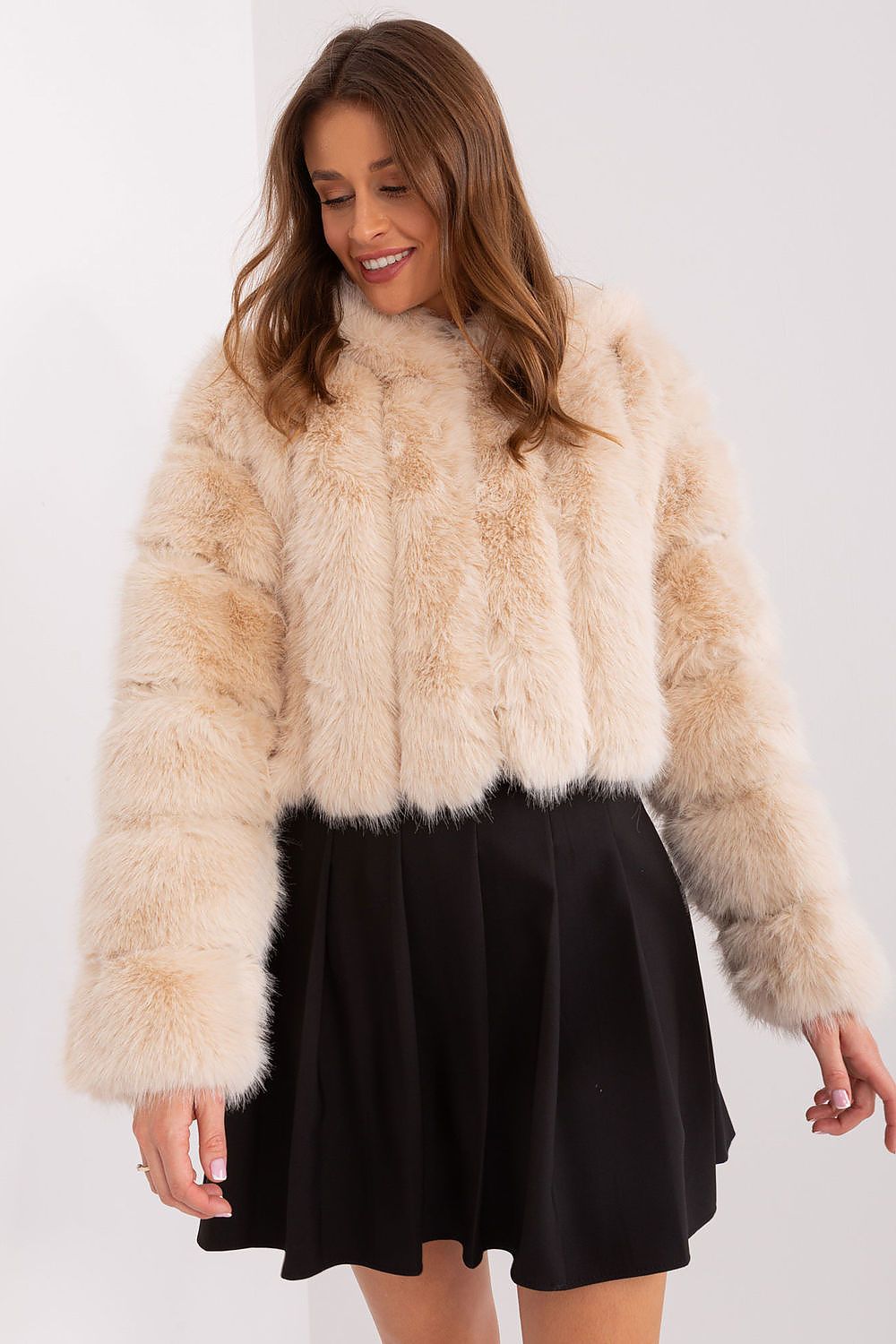 Elegant Transitional Fur Jacket AT