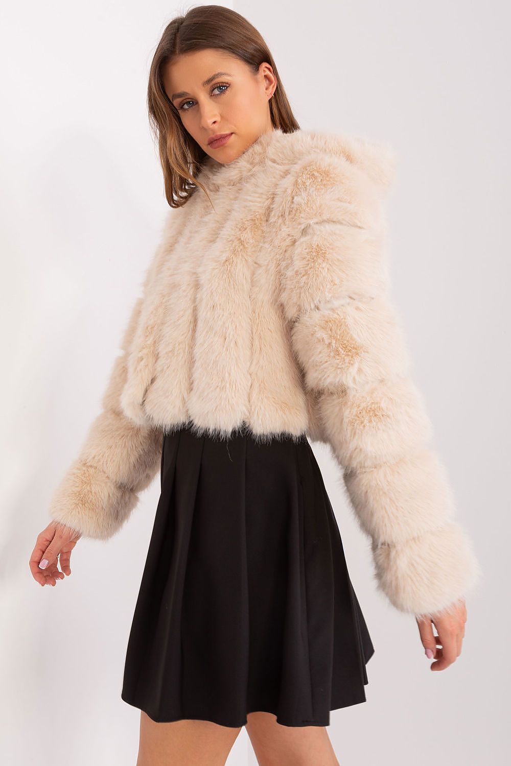 Elegant Transitional Fur Jacket AT