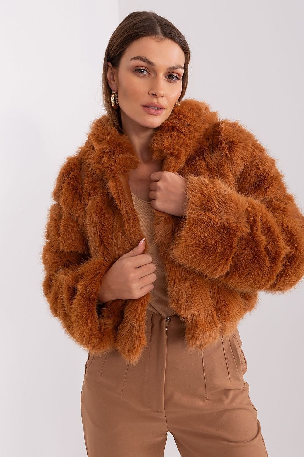 Elegant Transitional Fur Jacket AT