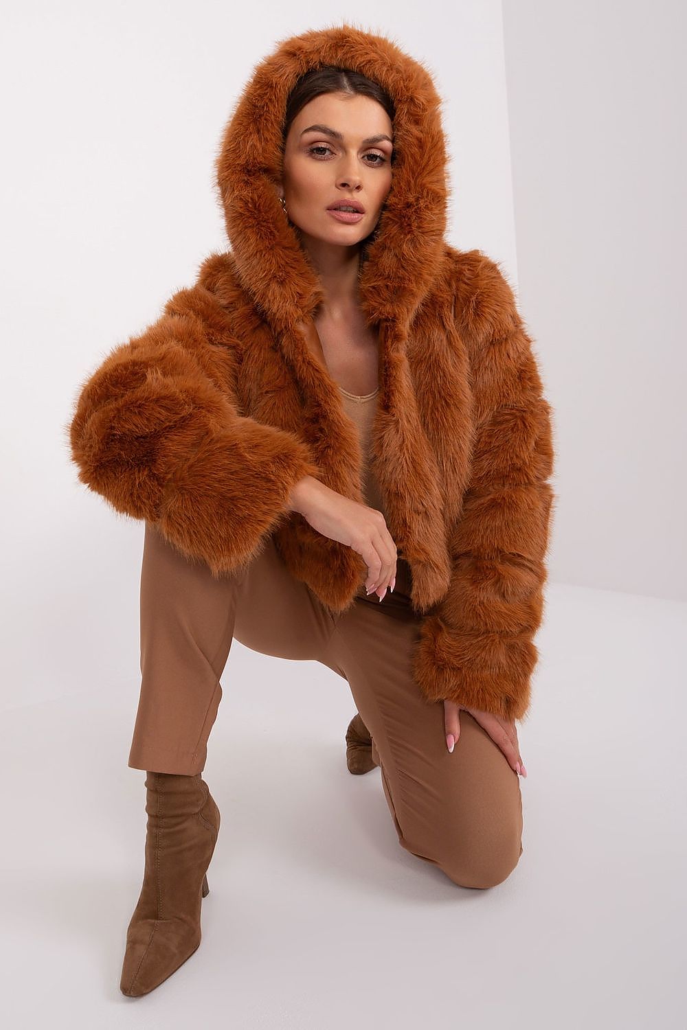 Elegant Transitional Fur Jacket AT