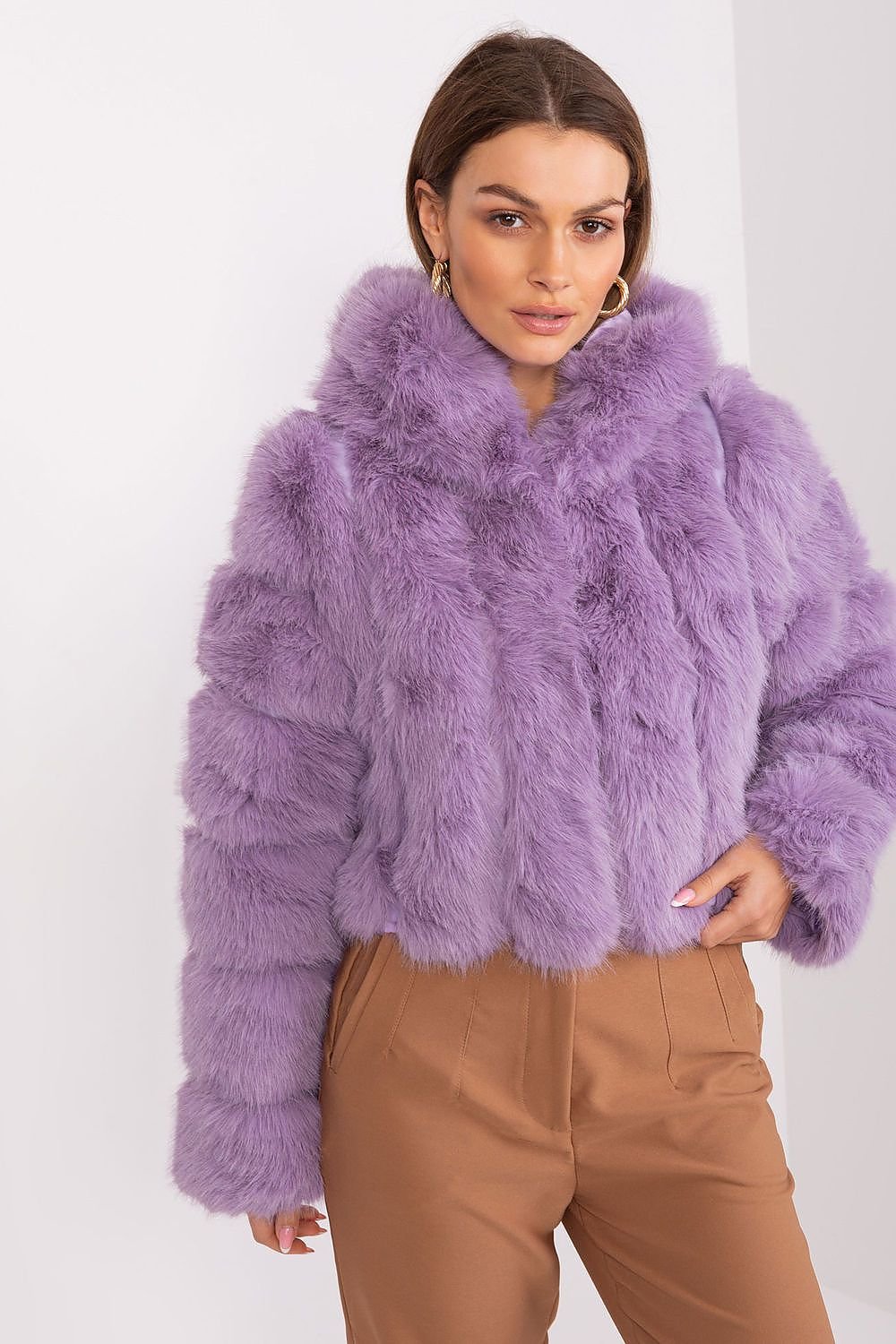 Elegant Transitional Fur Jacket AT