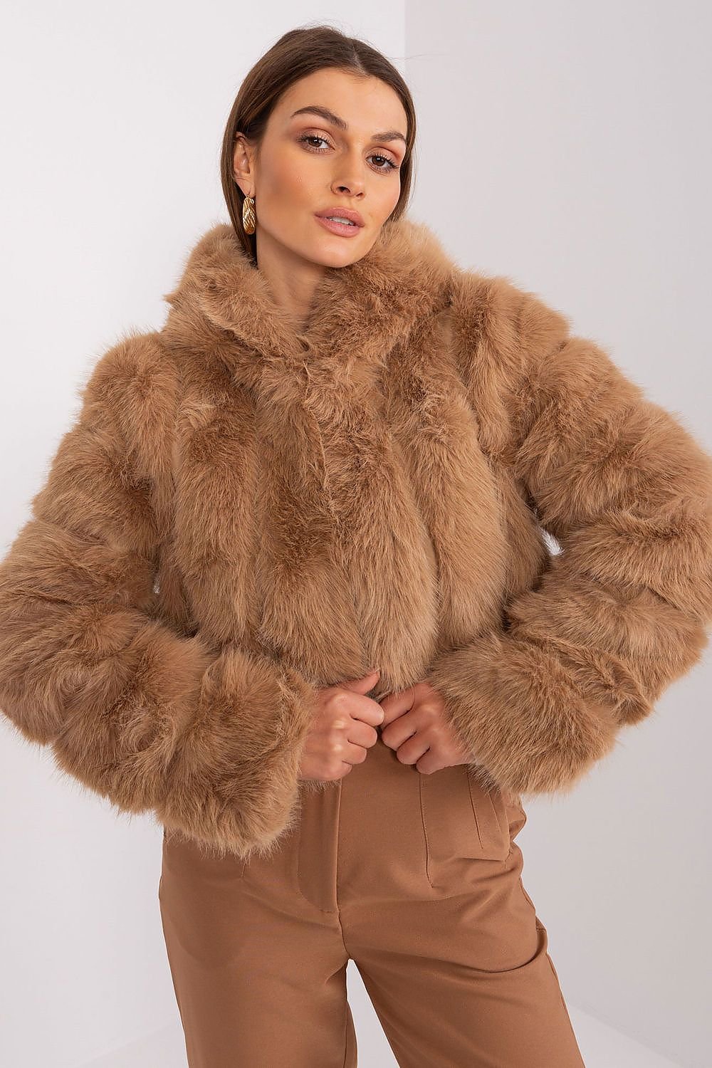 Elegant Transitional Fur Jacket AT