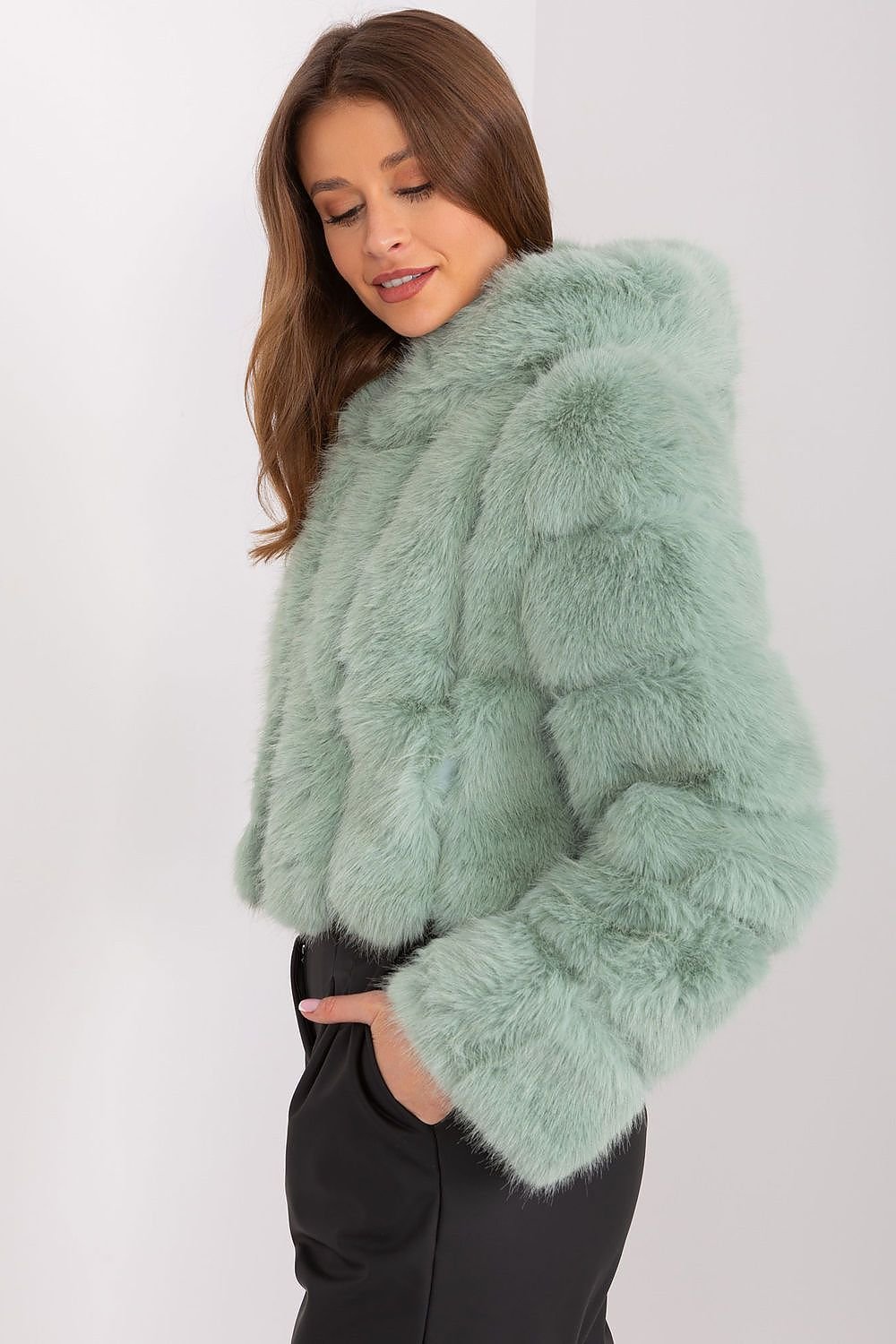 Elegant Transitional Fur Jacket AT