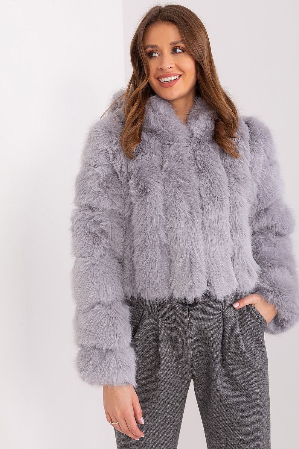 Elegant Transitional Fur Jacket AT