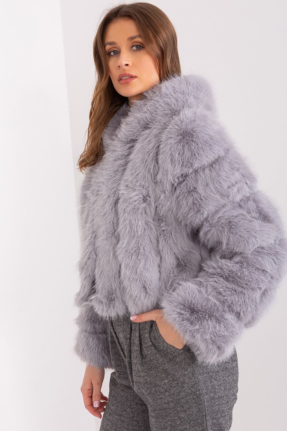 Elegant Transitional Fur Jacket AT