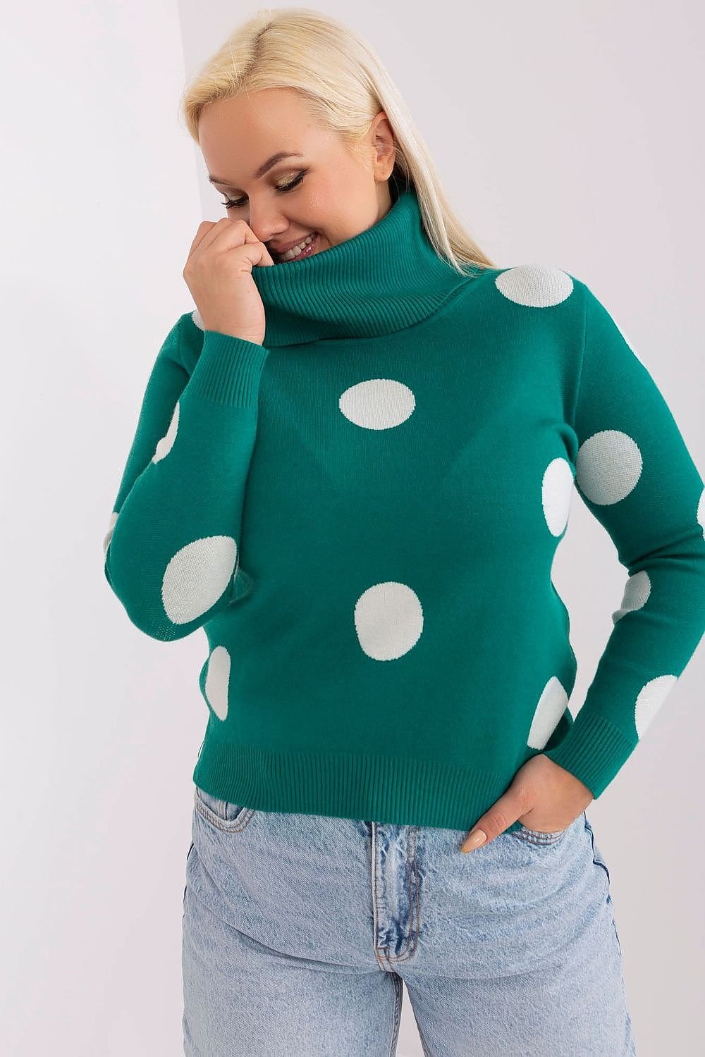 Charming Turtleneck Plus Size Sweater Factory Price