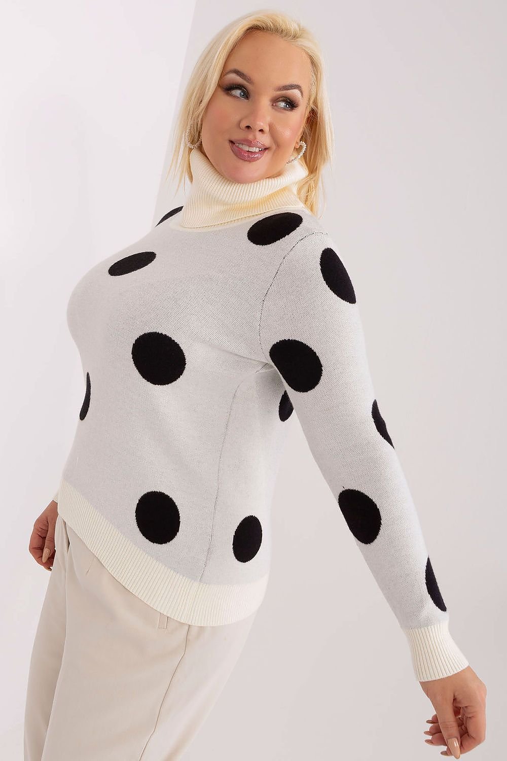 Charming Turtleneck Plus Size Sweater Factory Price