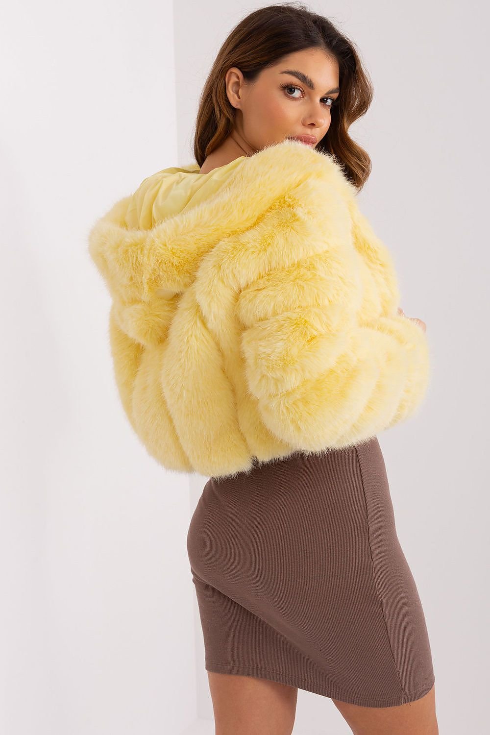 Elegant Transitional Fur Jacket AT