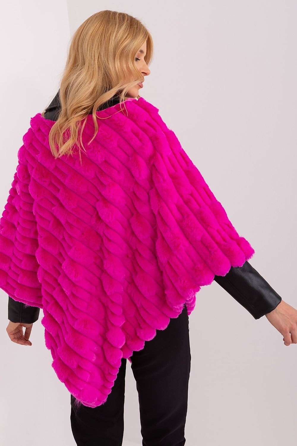 Casual Versatile Textured Poncho AT