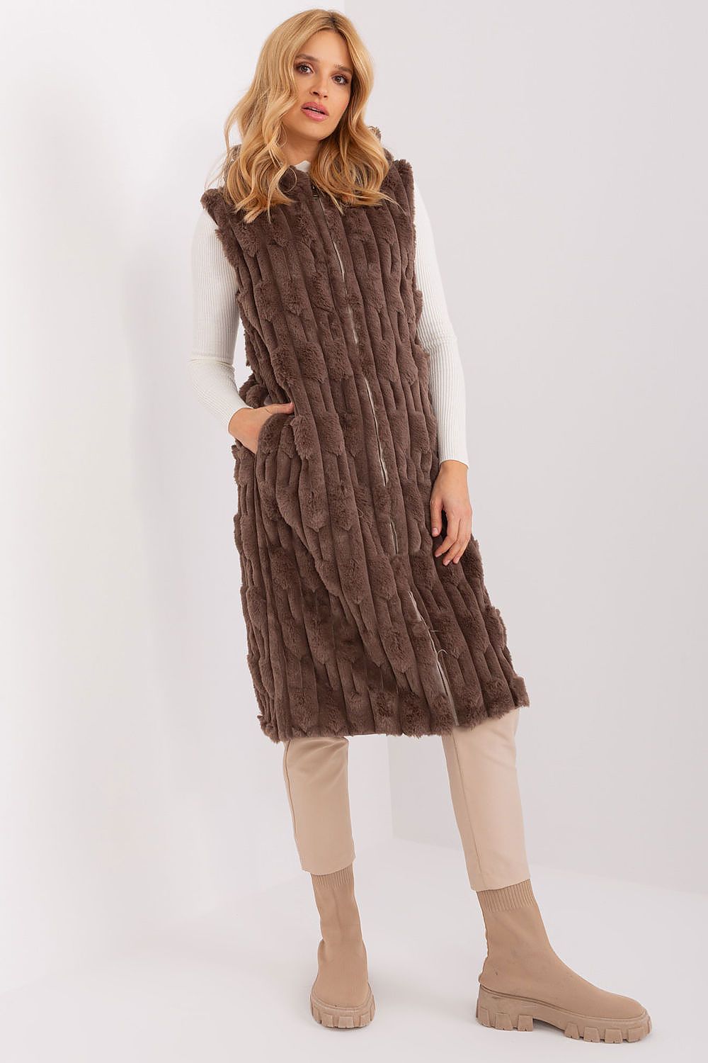 Elegant Fur Vest For Women