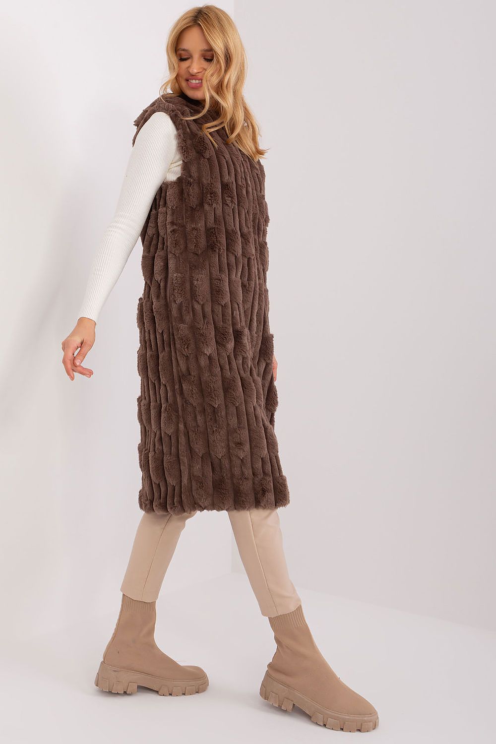 Elegant Fur Vest For Women