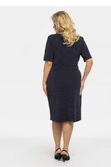 Elegant Draped Plus Size Dress Karko