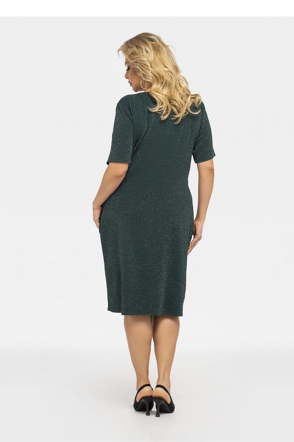 Elegant Draped Plus Size Dress Karko