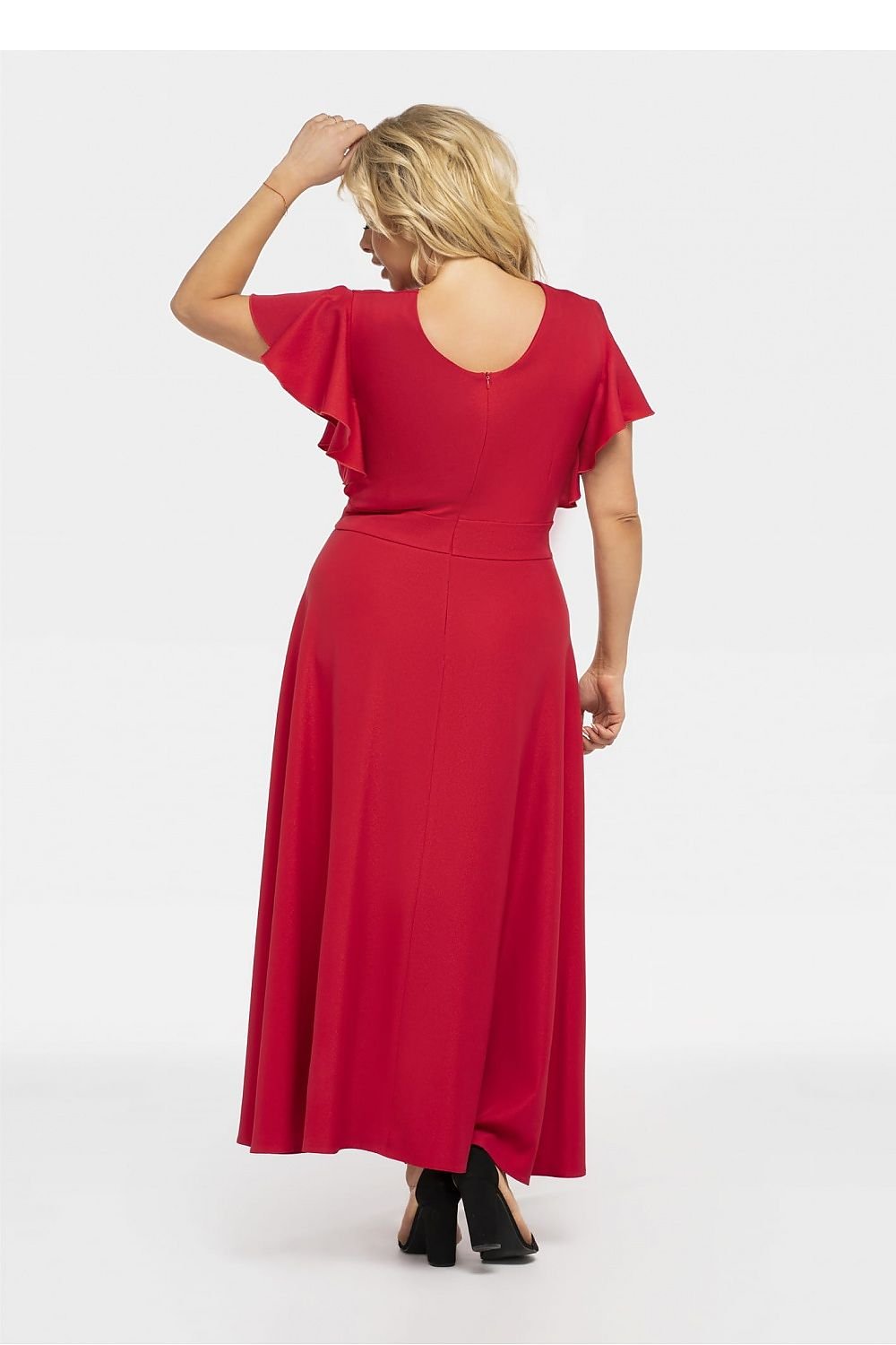 Elegant Aksena Plus Size Flared Dress Karko