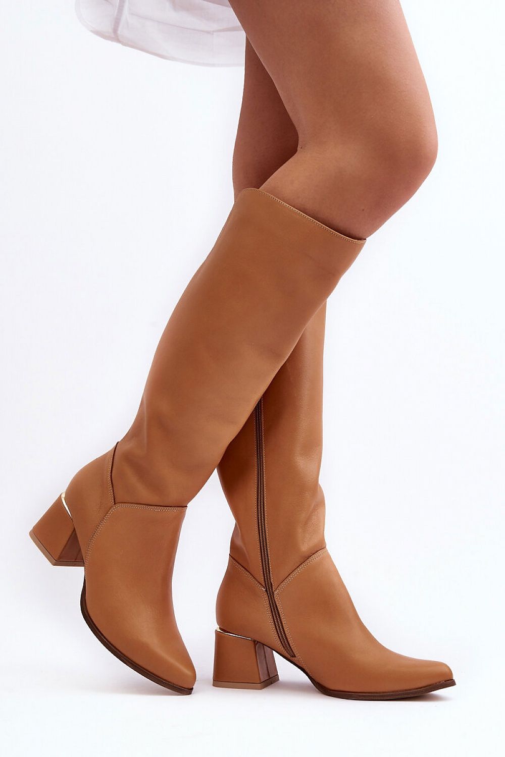 Stylish Knee-High Heel Boots Step In Style