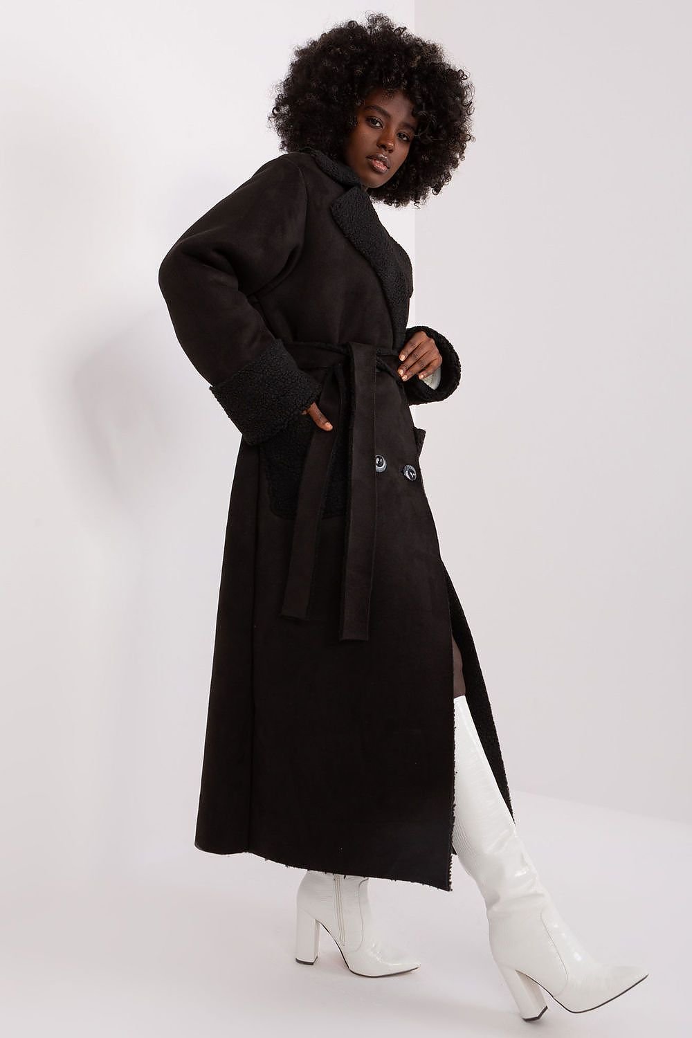 Elegant Casual Sheepskin Coat Lakerta