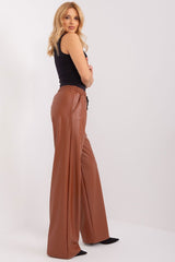 Ecological Leather High Waist Trousers Lakerta