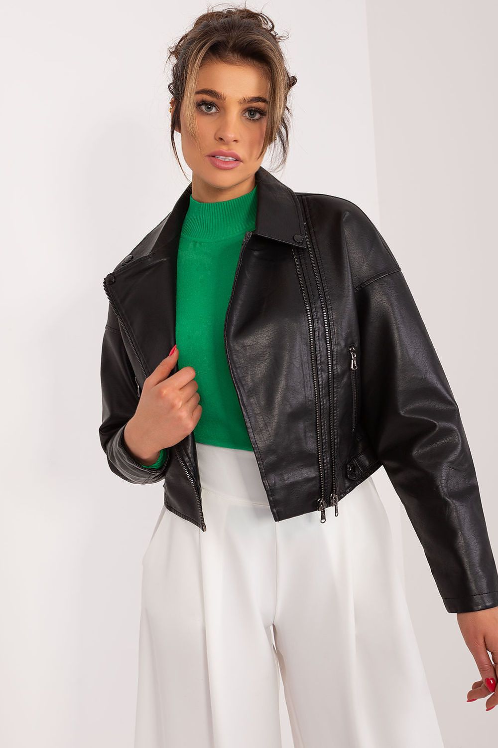 Ecological Leather Short Ramon Jacket MBM