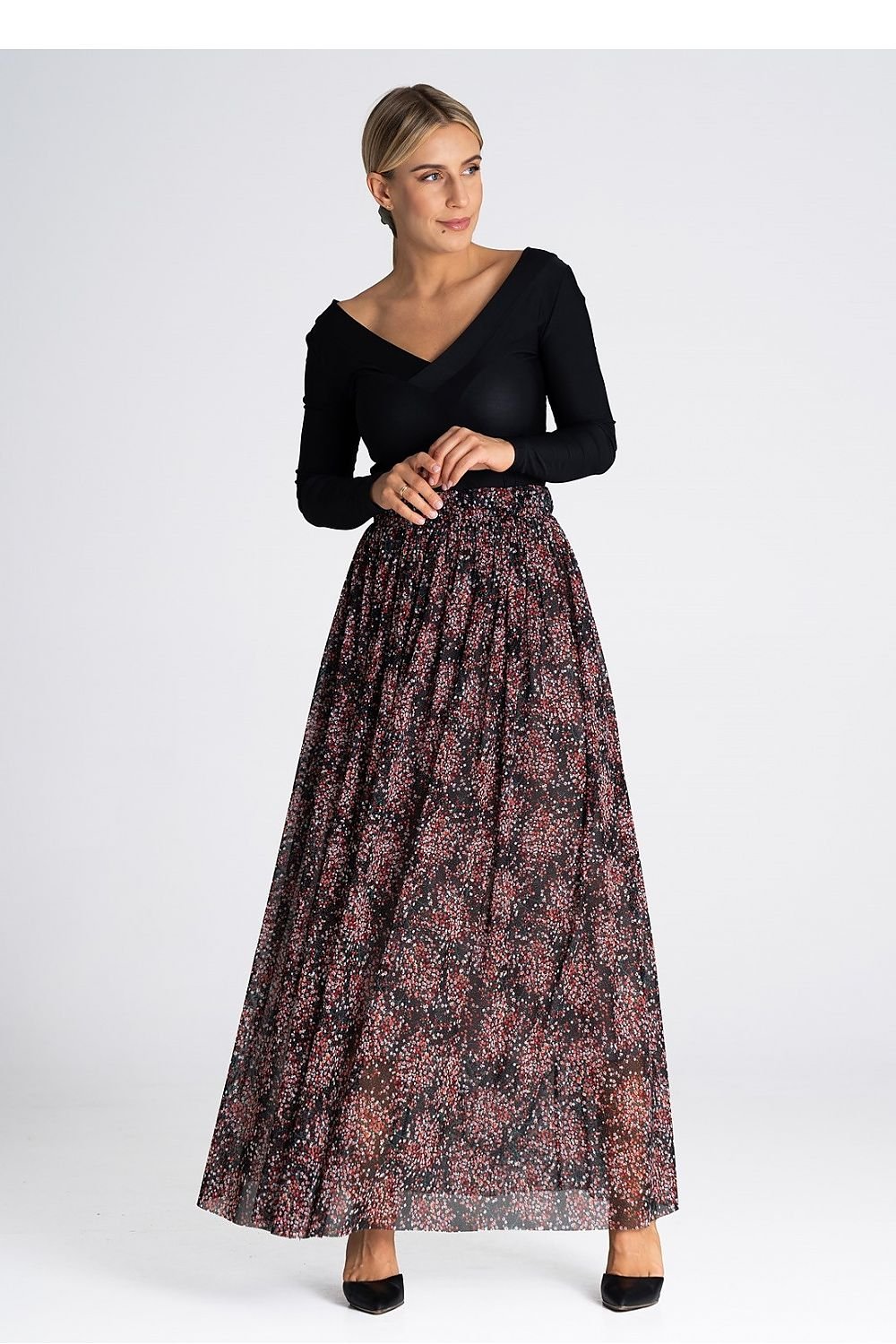 Elegant Long Skirt Figl