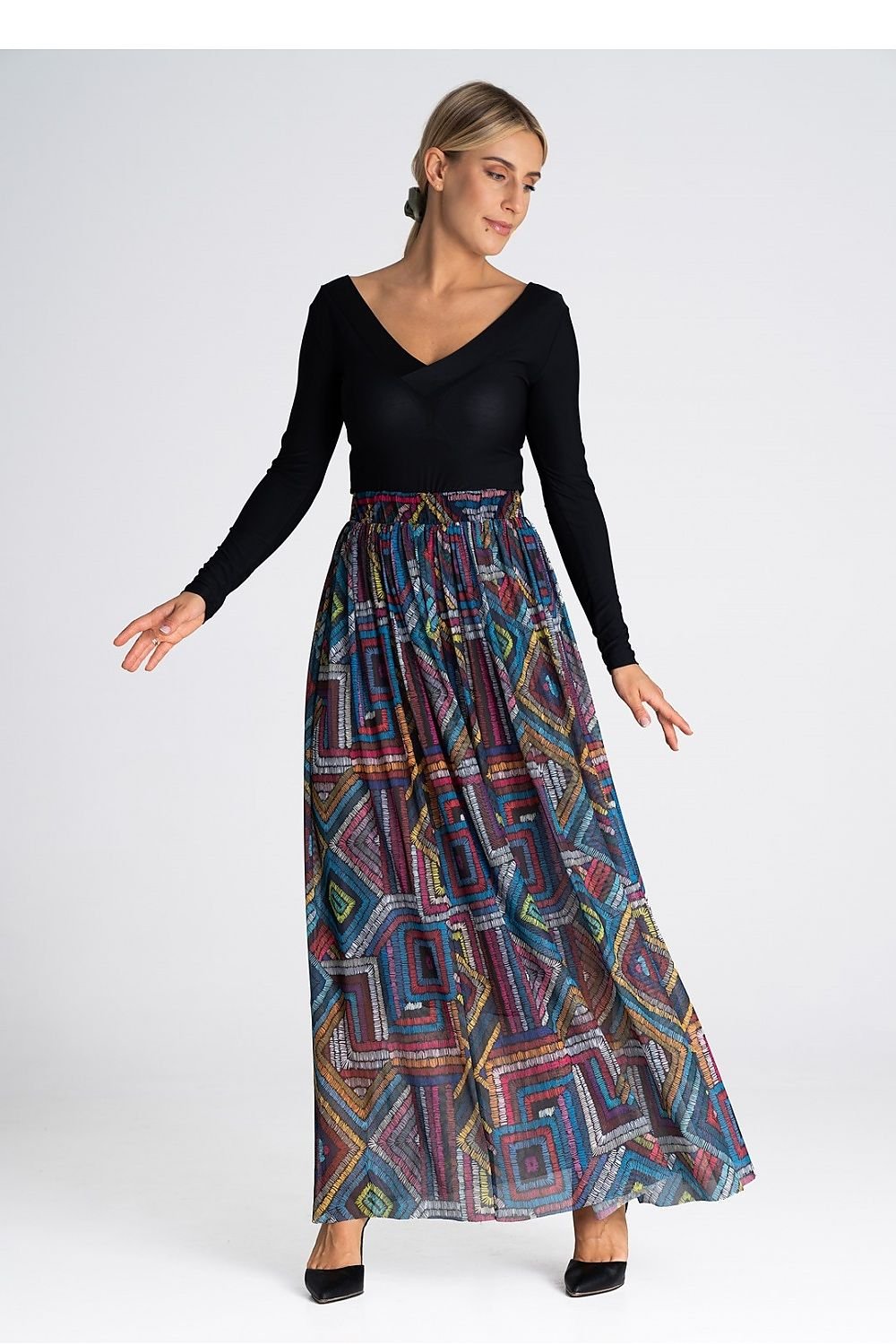 Elegant Long Skirt Figl