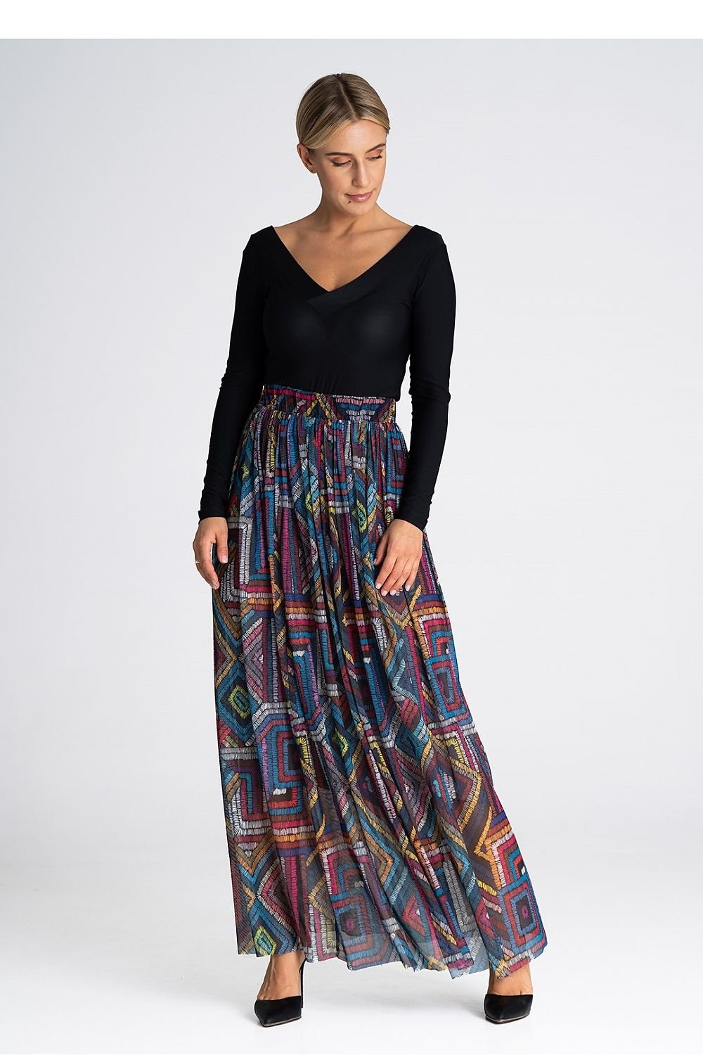 Elegant Long Skirt Figl