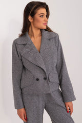 Elegant Double-Breasted Women's Jacket Lakerta