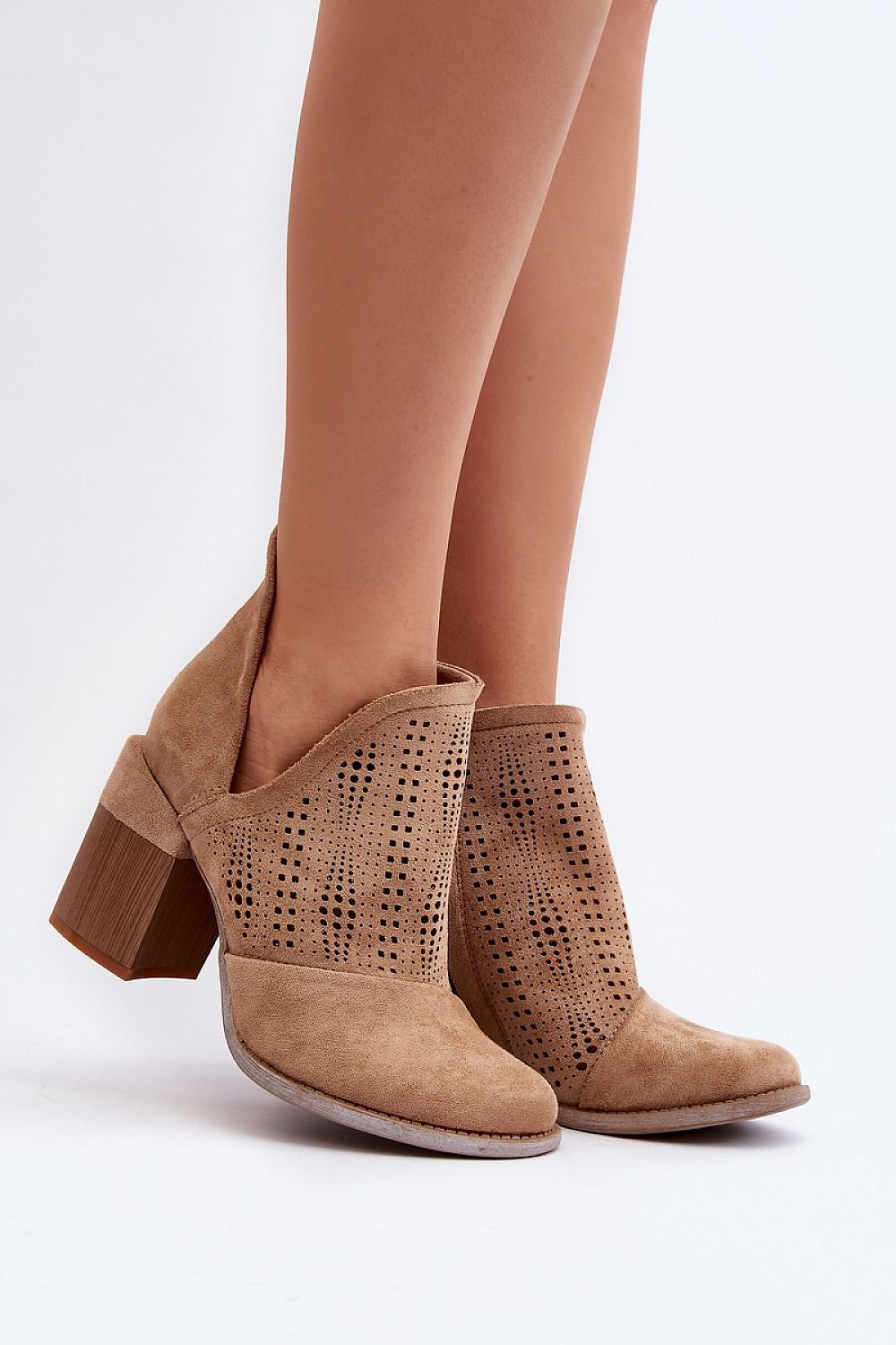 Stylish Eco-Suede Heel Boots Step In Style