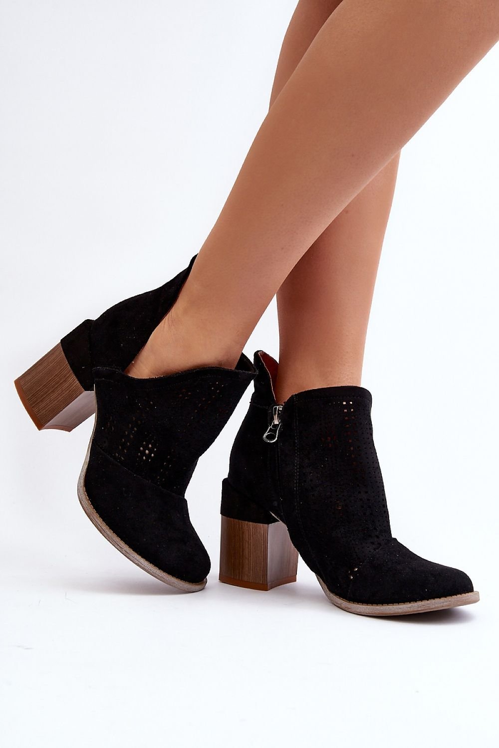 Stylish Eco-Suede Heel Boots Step In Style