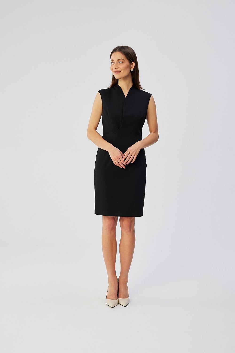 Elegant Envelope Neck Sleeveless Daydress Stylove