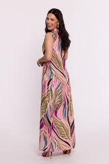 Sensual Maxi Dress With Original Print BeWear