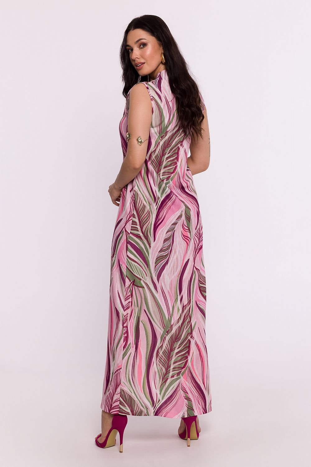 Sensual Maxi Dress With Original Print BeWear