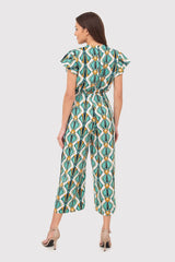 Eye-Catching Short-Sleeve Jumpsuit Ax Paris