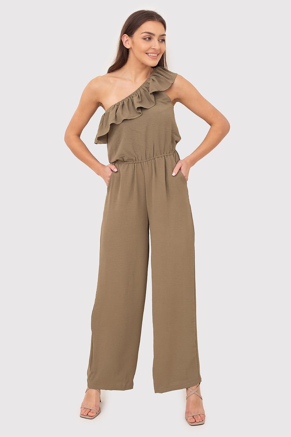 Stylish One-Shoulder Jumpsuit Ax Paris