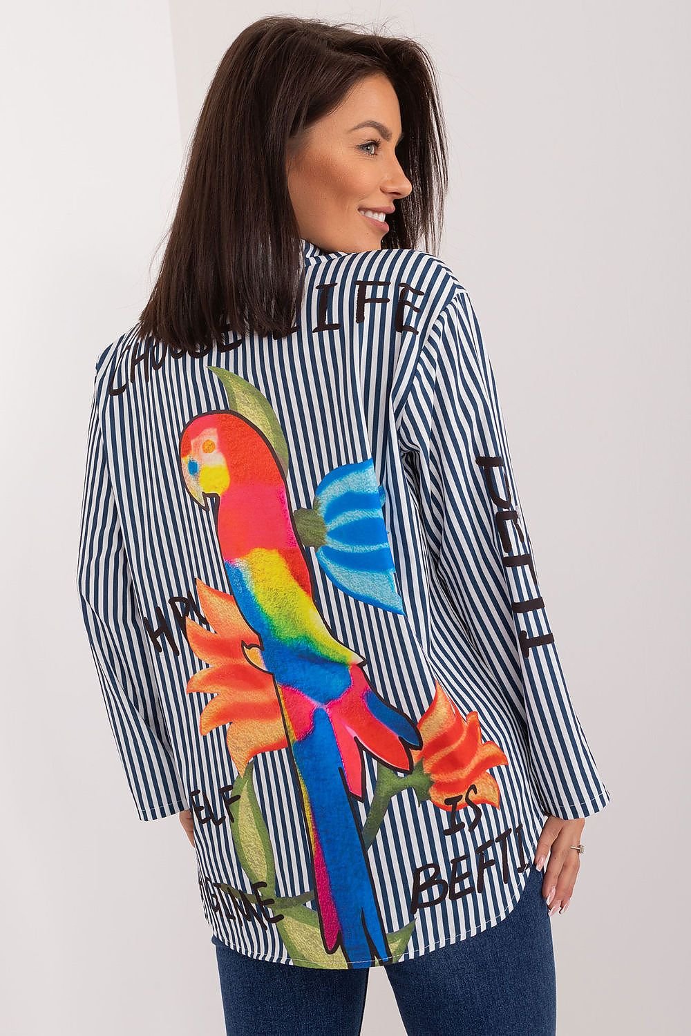 Colorful Long Sleeve Casual Shirt Italy Moda