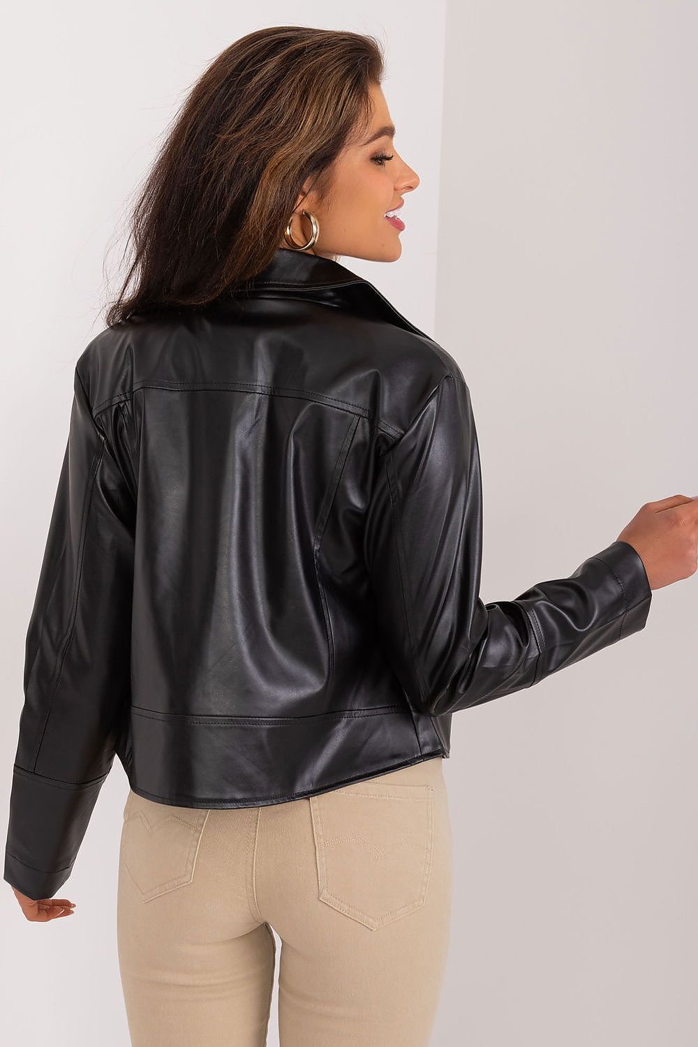 Eco-Leather Transitional Jacket Lakerta