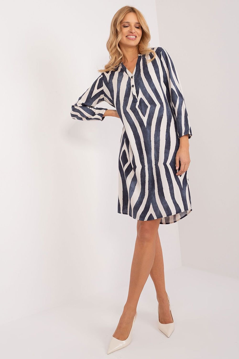 Airy Asymmetrical Shirt Dress Sublevel