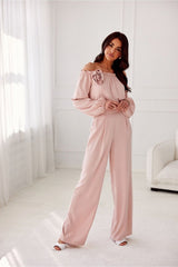 Chic Wide Leg Tailored Pants Roco Fashion