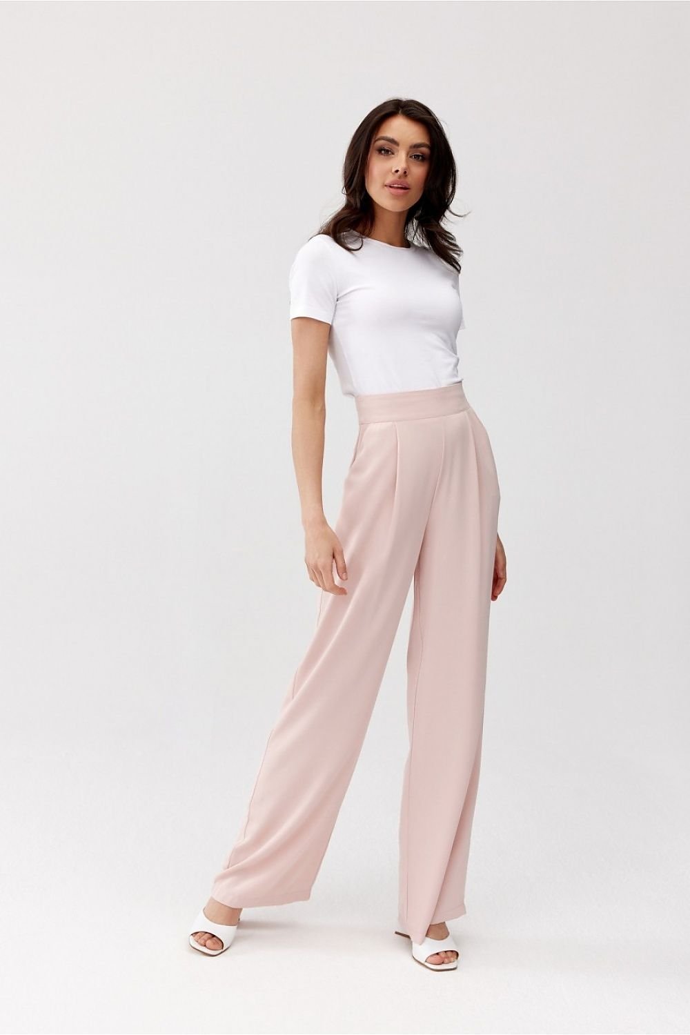 Chic Wide Leg Tailored Pants Roco Fashion