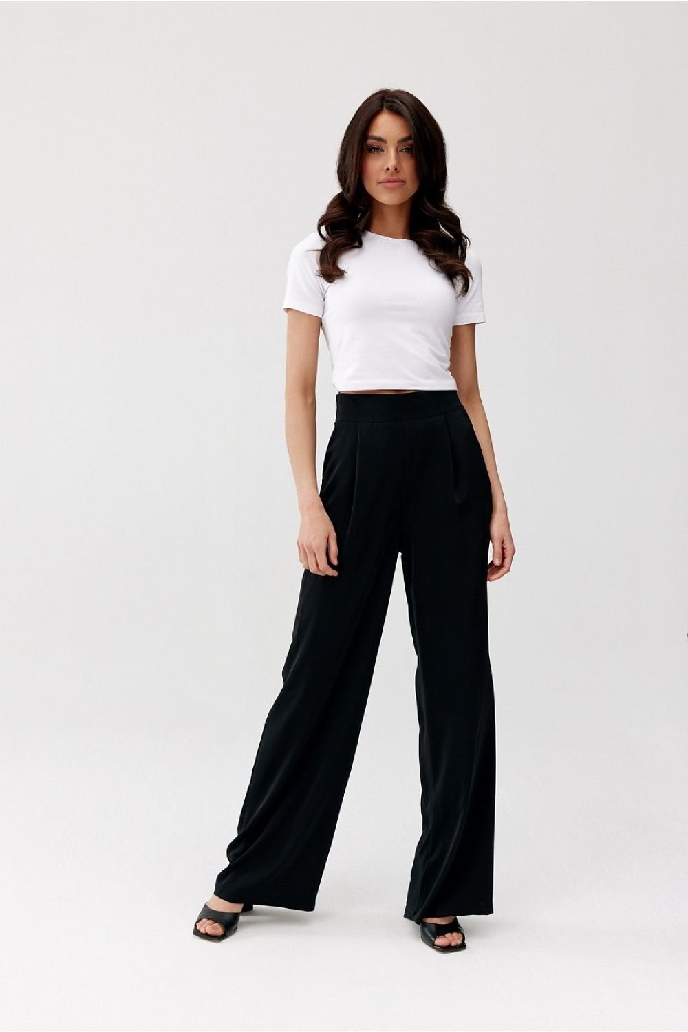 Chic Wide Leg Tailored Pants Roco Fashion