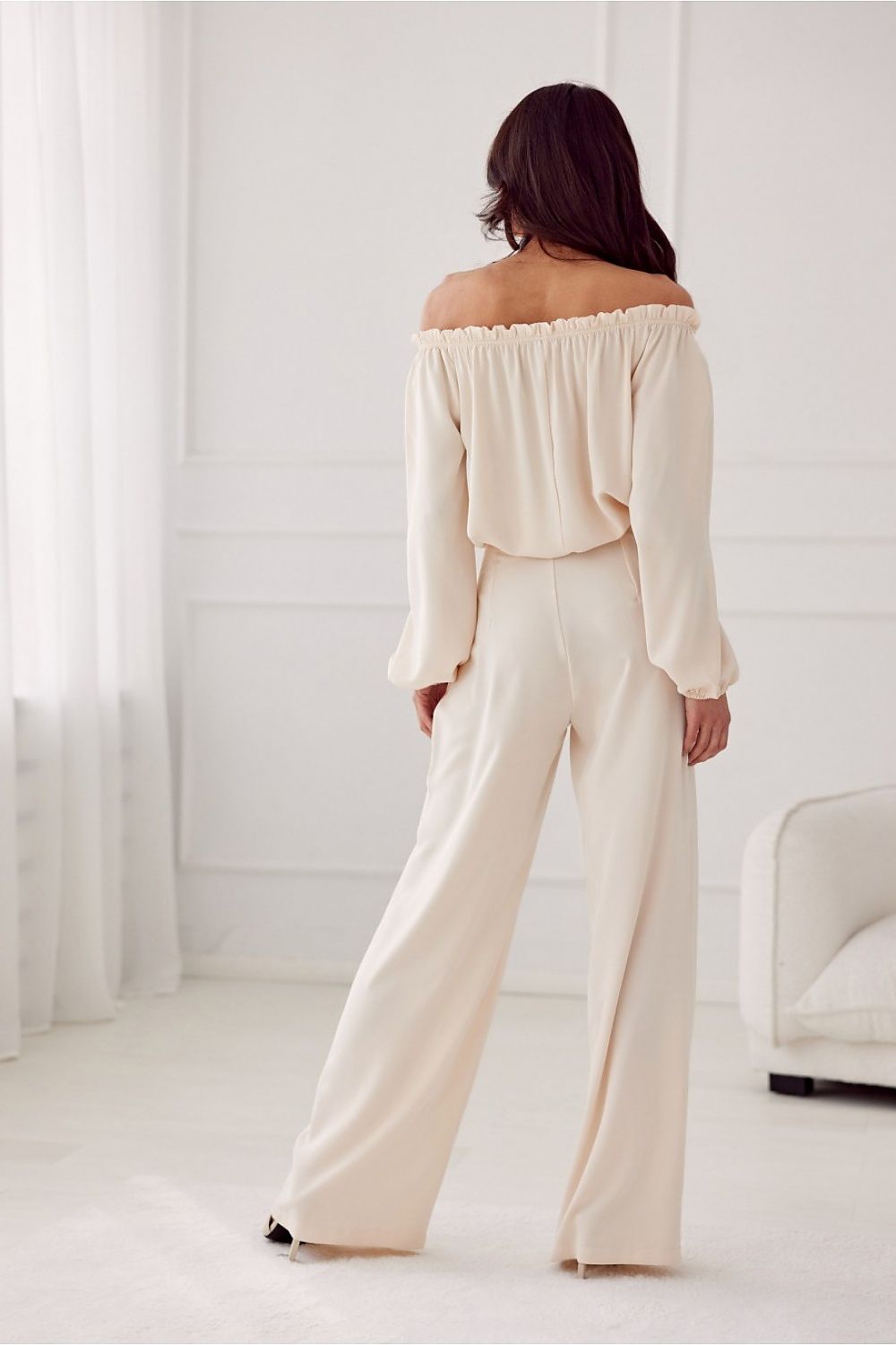 Chic Wide Leg Tailored Pants Roco Fashion