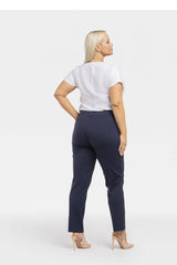 Elegant Viscose Knit Trousers Karko