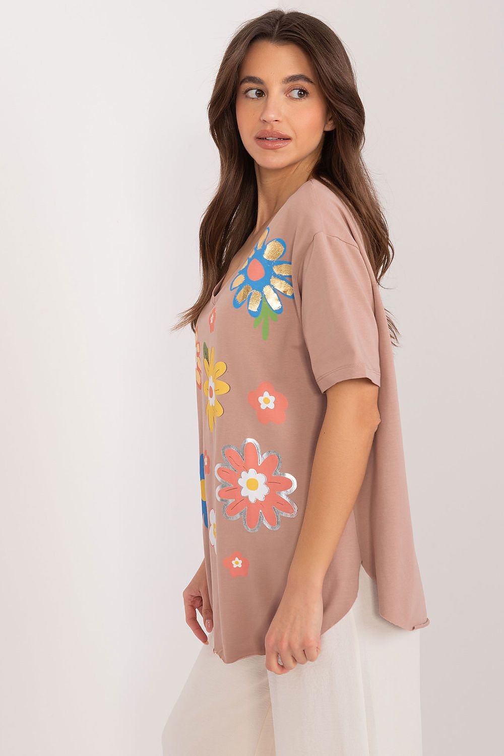 Charming Casual Floral Blouse Fancy