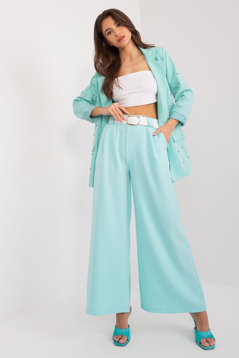 Elegant Palazzo Pants Italy Moda